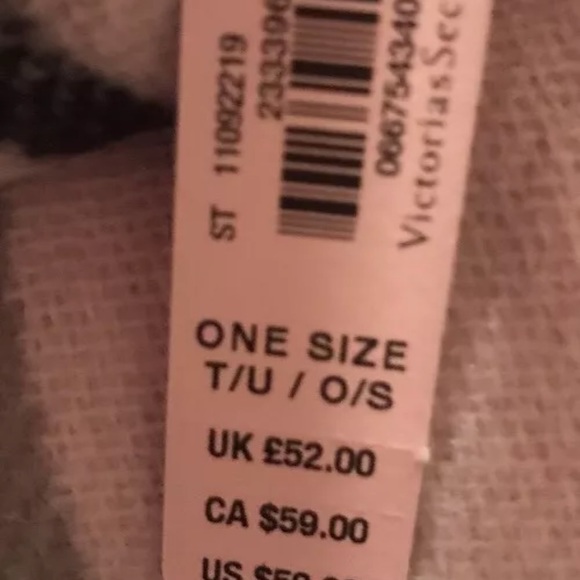 Victoria's secret throw Blanket 40x60 - Picture 4 of 4